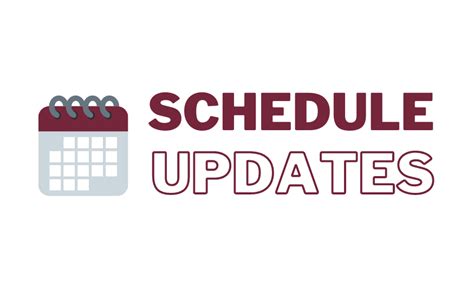 schedule updates